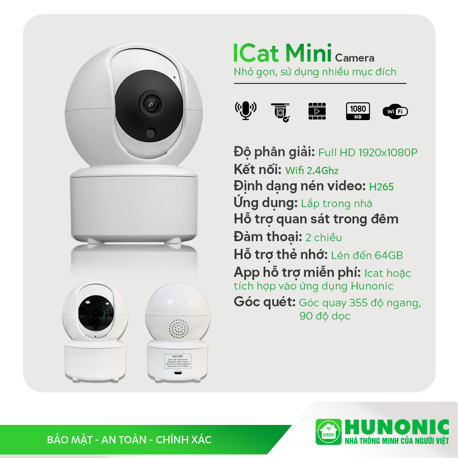 Camera ICat Mini Wifi Thông Minh